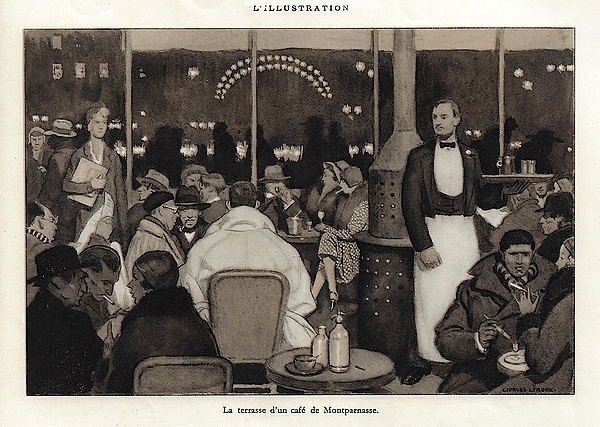 terrasse café montparnasse années folles