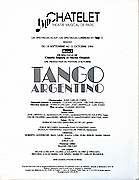 histoire tango argentino chatelet