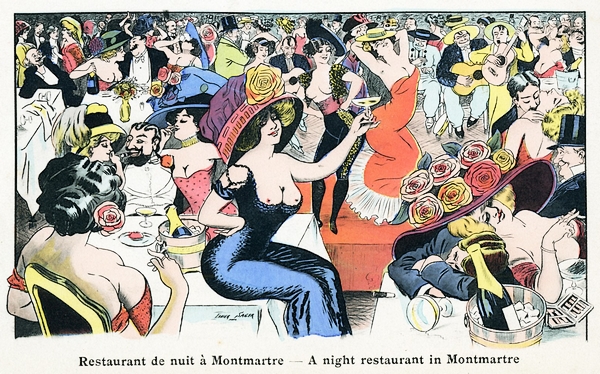 restaurant de nuit montmartre
