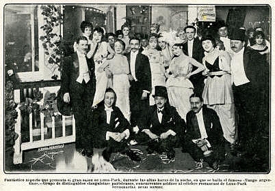 danseurs de tango espagnol luna park paris