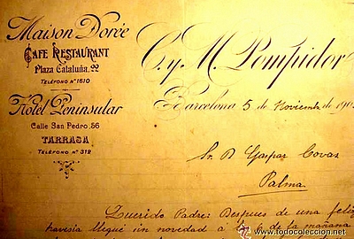 maison dorée barcelone menu