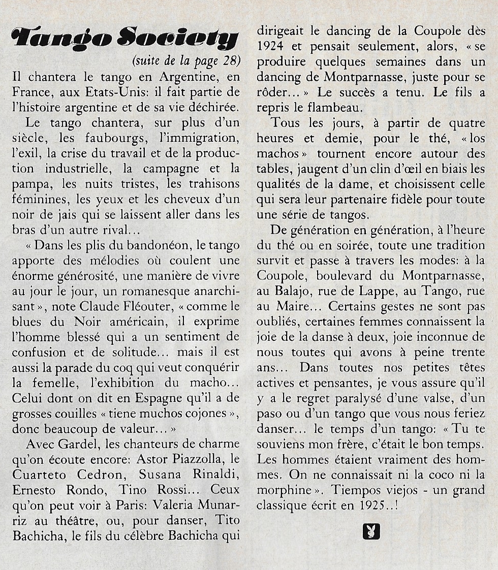 histoire du tango valeria munariz