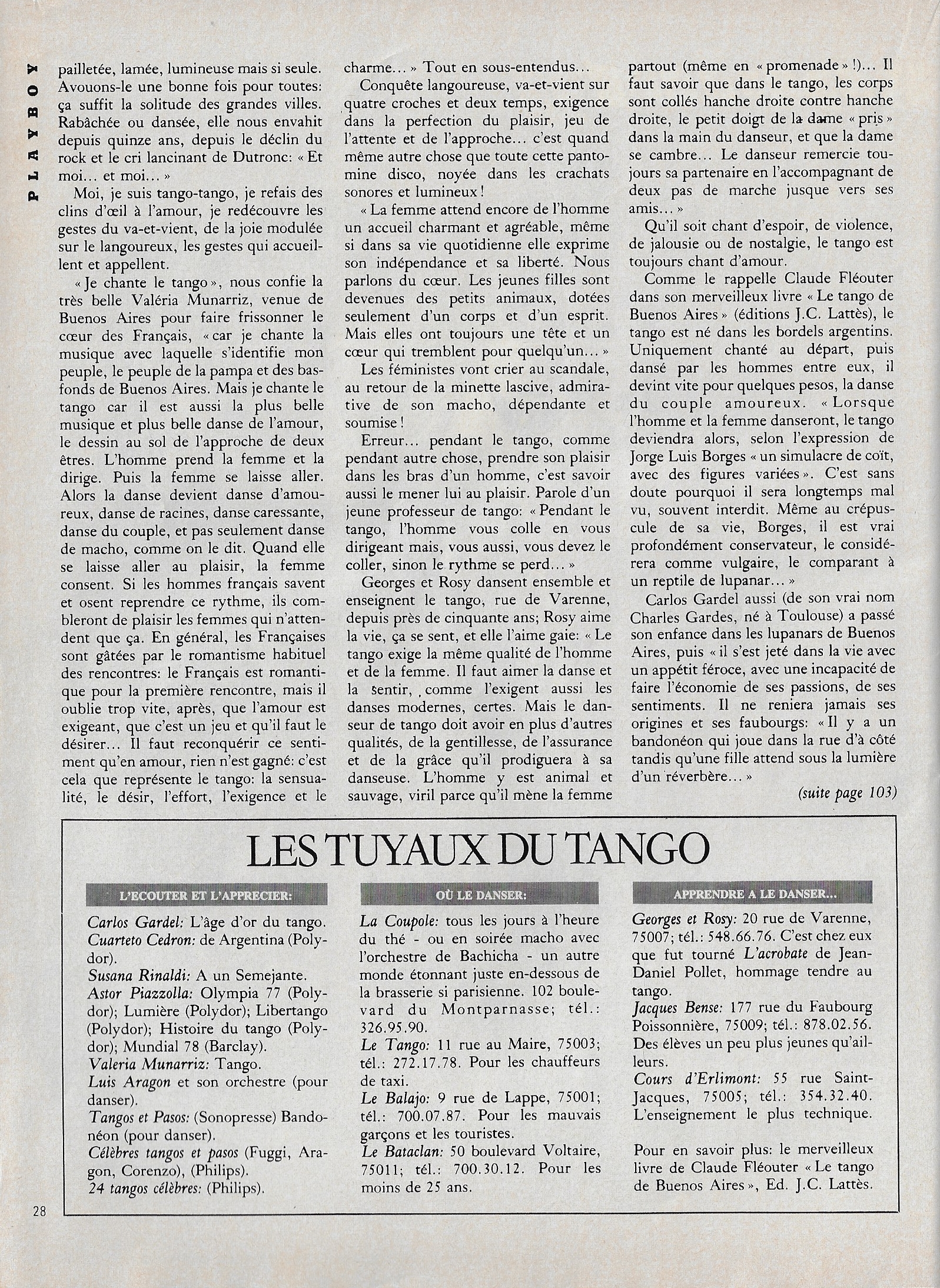 histoire du tango valeria munariz